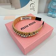 Fortok MiuMiu Headband Black/Beige - 3