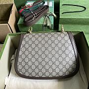 Fortok Gucci Beige Medium Interlocking G Blondie Bag 29x22x7cm - 4