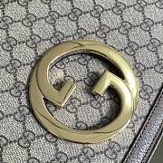 Fortok Gucci Beige Medium Interlocking G Blondie Bag 29x22x7cm - 6