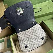 Fortok Gucci Black & Beige Medium Interlocking G Blondie Bag 29x22x7cm - 3