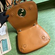 Fortok Gucci Brown Medium Interlocking G Blondie Bag 29x22x7cm - 2