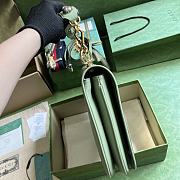 Fortok Gucci Green Medium Interlocking G Blondie Bag 29x22x7cm - 6