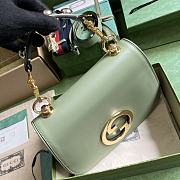 Fortok Gucci Green Medium Interlocking G Blondie Bag 29x22x7cm - 5