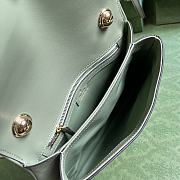 Fortok Gucci Green Medium Interlocking G Blondie Bag 29x22x7cm - 4