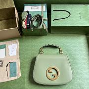 Fortok Gucci Green Medium Interlocking G Blondie Bag 29x22x7cm - 2