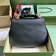 Fortok Gucci Black Medium Interlocking G Blondie Bag 29x22x7cm - 2