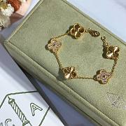 Fortok Van Cleef & Arpels Five-flower Bracelet Gold - 3