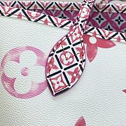Fortok Louis Vuitton Neverfull MM Bag Pink M22980 31x28x14cm - 2