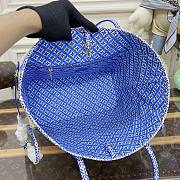Fortok Louis Vuitton Neverfull MM Bag Blue M22979 31x28x14cm - 4