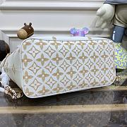 Fortok Louis Vuitton Neverfull MM Bag Beige M22978 31x28x14cm - 4