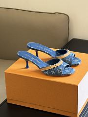 Fortok Louis Vuitton Neo Revival Mule Monogram Denim - 1