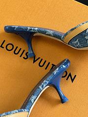 Fortok Louis Vuitton Neo Revival Mule Monogram Denim - 5