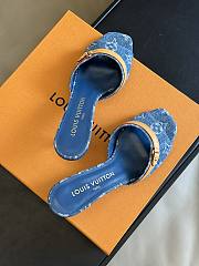 Fortok Louis Vuitton Neo Revival Mule Monogram Denim - 3