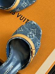 Fortok Louis Vuitton Neo Revival Mule Monogram Denim - 2