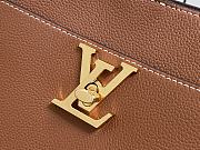 Fortok Louis Vuitton Lock and Walk Bucket Bag Brown M24165 20x20.5x12cm - 2