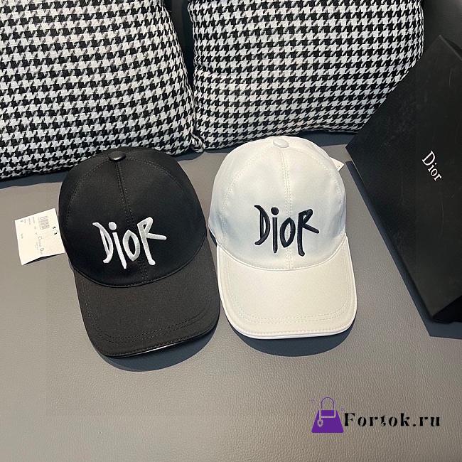 Fortok Dior Baseball Cap Black/White - 1