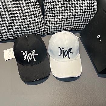 Fortok Dior Baseball Cap Black/White