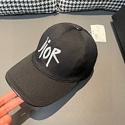 Fortok Dior Baseball Cap Black/White - 6