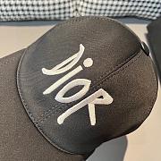 Fortok Dior Baseball Cap Black/White - 5