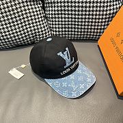 Fortok Louis Vuitton Baseball Cap Denim and Black/White - 5