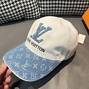 Fortok Louis Vuitton Baseball Cap Denim and Black/White - 2