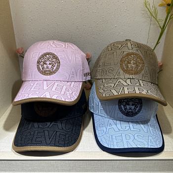 Fortok Versace Baseball Cap Pink/Brown/Black/Blue