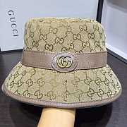Fortok Gucci GG Canvas Bucket Hat Beige/Black/Pink - 2