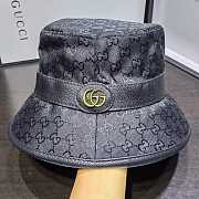 Fortok Gucci GG Canvas Bucket Hat Beige/Black/Pink - 5