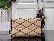 Fortok Louis Vuitton Speedy Bandoulière 20 Bag Beige and Red M24261 20.5x13.5x12cm - 6