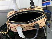 Fortok Louis Vuitton Speedy Bandoulière 20 Bag Beige and Red M24261 20.5x13.5x12cm - 5