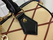 Fortok Louis Vuitton Speedy Bandoulière 20 Bag Beige and Red M24261 20.5x13.5x12cm - 3