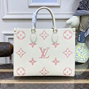 Fortok Louis Vuitton OnTheGo MM Tote Bag Rose Trianon Pink M21575 34x26x13cm - 1