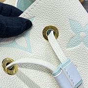 Fortok Louis Vuitton Néonoé BB Bag Cream White and Green M24048 20x20x13cm - 6
