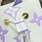 Fortok Louis Vuitton Néonoé BB Bag Cream White and Purple M24048 20x20x13cm - 6