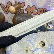 Fortok Louis Vuitton Néonoé BB Bag Cream White and Blue M24048 20x20x13cm - 6