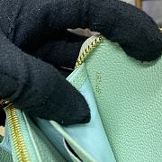 Fortok Louis Vuitton Zippy Wallet Cream White & Green M83308 19.5x10cm - 4