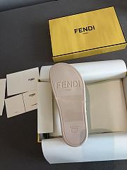 Fortok Fendi Raffia Slides Beige - 4