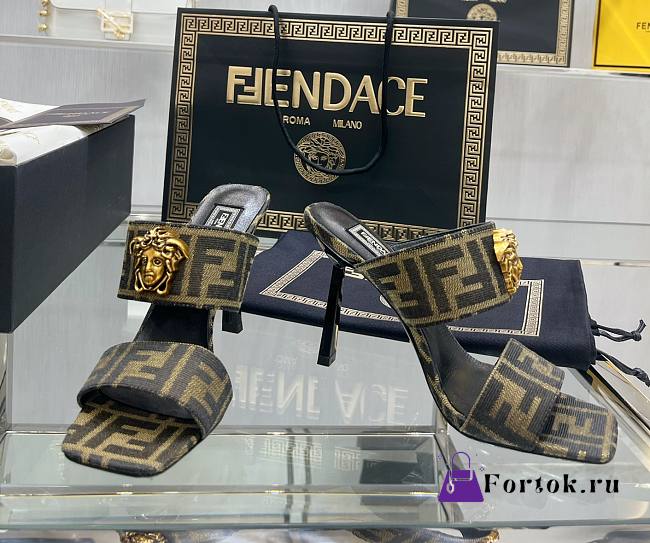 Fortok Fendace Ff Jacquard Mules - 1
