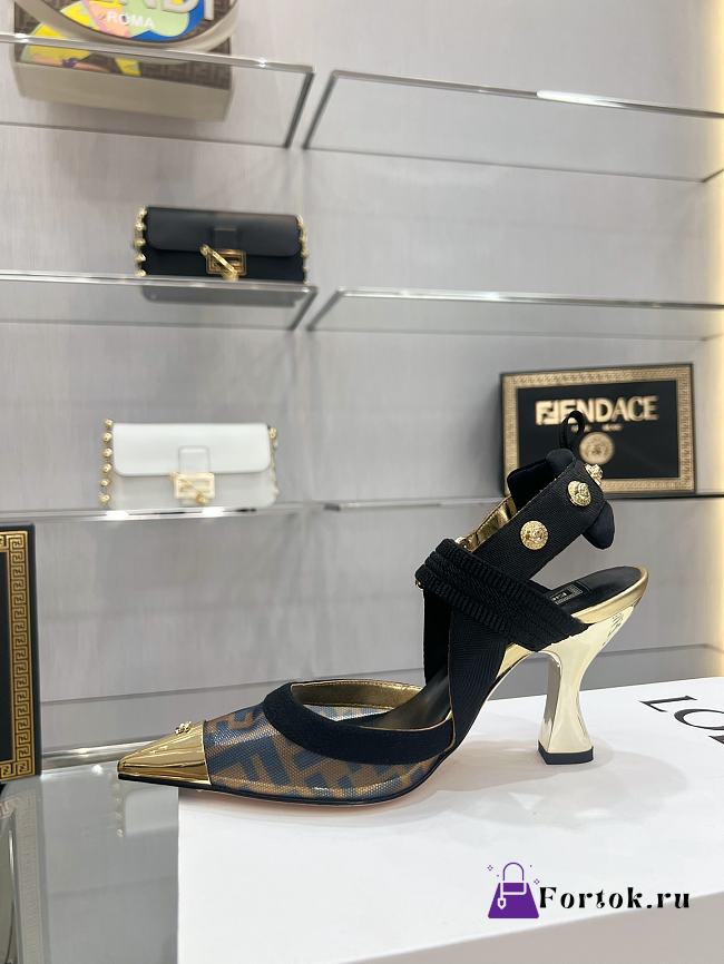 Fortok Fendace Pointed Toe Back High Heels - 1
