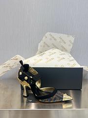 Fortok Fendace Pointed Toe Back High Heels - 6