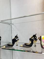 Fortok Fendace Pointed Toe Back High Heels - 4