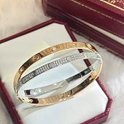 Fortok Cartier Love Double Bracelet Gold and Silver  - 6