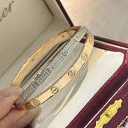 Fortok Cartier Love Double Bracelet Gold and Silver  - 5