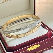 Fortok Cartier Love Double Bracelet Gold and Silver  - 3