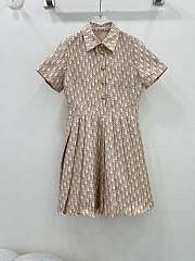 Fortok Dior Beige Jacquard Dress - 1