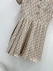 Fortok Dior Beige Jacquard Dress - 2