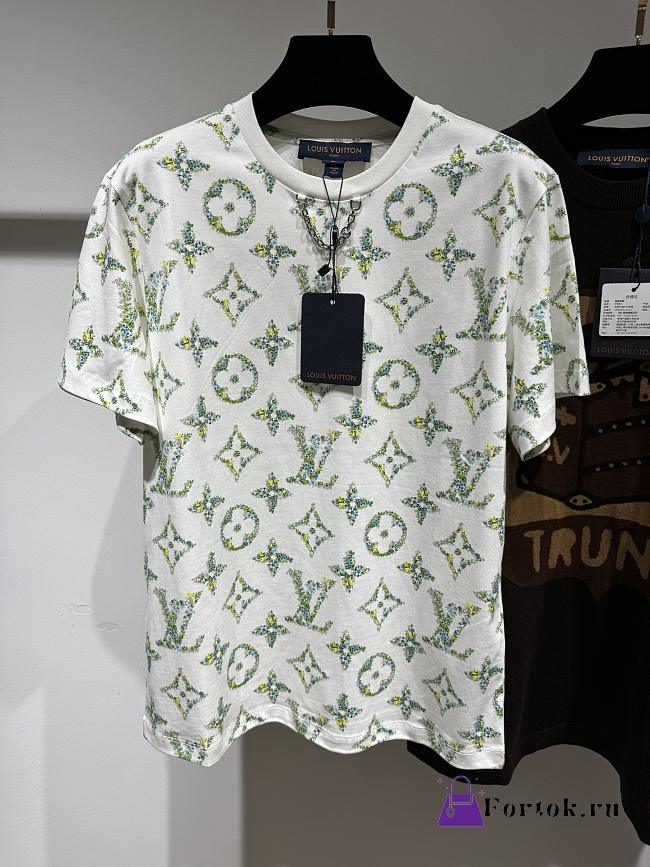 Fortok Louis Vuitton Floral Monogram T-Shirt - 1