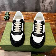 Fortok Gucci Chunky Sneakers White and Black Leather - 2