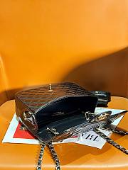 Fortok Chanel Backpack and Star Coin Purse Black Metallic Calfskin & Gold-Tone Metal 18.5×23.5×8.5cm - 5