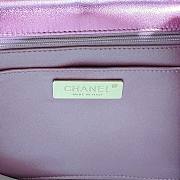 Fortok Chanel Backpack and Star Coin Purse Pink Metallic Calfskin & Gold-Tone Metal 18.5×23.5×8.5cm - 4